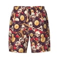 thumbnail image 4 of Lsque Mens Swim Trunks Skull record lips Pattern - Bathing Suit Compression Liner - Beach Swim Shorts Swimwear - (S-3XL) - Stretch Quick Dry -Small, 4 of 9