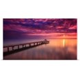 thumbnail image 1 of Great BIG Canvas Zoltan Duray Poster Print entitled Sunset Lake Neusiedl, 1 of 2