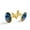Color 4, variant on Men's Classic Stainless Steel, Vintage Music Notes Bird Roses Cufflinks Business Wedding Shirts, Golden