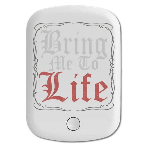 DistinctInk Magnetic Battery Pack, 5000 mAh Wireless Portable Charger with USB-C Cable, Compatible with MagSafe iPhone 14 / 13 / 12 Series - Bring Me To Life