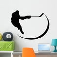 thumbnail image 1 of Hockey Player Silhouette Wall Decal by Wallmonkeys Peel and Stick Graphic (36 in W x 28 in H) WM11652, 1 of 4