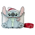 thumbnail image 1 of Loungefly Disney Stitch Sac Bandoulière Pailleté pour les Fêtes, 1 of 6