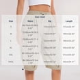 thumbnail image 3 of Yievot Bermuda Shorts for Women 9 Inch Inseam Drawstring Elastic Waist Cuffed Hem Loose Fit Casual Summer Lounge Shorts, 3 of 6