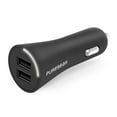 thumbnail image 1 of PureGear Dual USB CLA Car Charger - black, 1 of 2