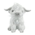 thumbnail image 2 of Premium Scottish Highland Cattle Plush Toy - Ultra Soft Realistic Stuffed Animal with Weighted Feet, 3D PP Filling, Non-Fade Fabric, Perfect Gift for Kids & Collectors, 2 of 4