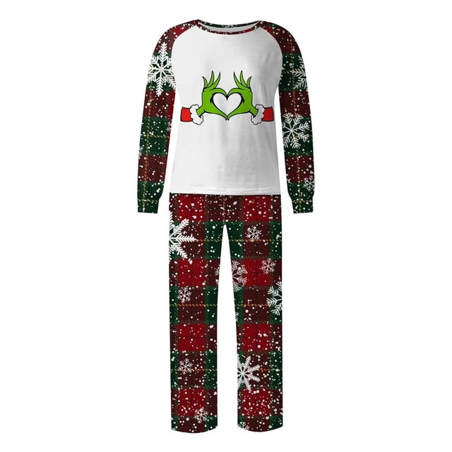 Pyjamas de Noël Assortis pour Hommes Ensembles de Pyjamas de Vacances pour la Famille