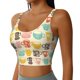 thumbnail image 2 of Balery Vintage Cup Sujetadores deportivos con espalda cruzada para mujer, acolchados, sin costuras, de alto impacto, ideales para yoga, gimnasio, entrenamiento y fitness.-, 2 of 8