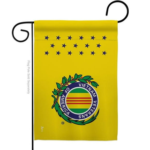 Americana Home & Garden G142362-BO 13 x 18.5 in. Vietnam War Garden Flag with Armed Forces Service Double-Sided Decorative Horizontal Flags House Decoration Banner Yard Gift