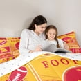 thumbnail image 5 of jejeloiu Football Game Twin Comforter Sets,Sport Theme Bedding Set For Boys Kids Reversible 2 Pieces, 5 of 8