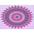 thumbnail image 1 of Ahgly Company Machine Washable Indoor Rectangle Transitional Orchid Purple Area Rugs, 5' x 8', 1 of 7