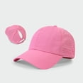 thumbnail image 6 of Gaexia Womens Ponytail Baseball Cap Adjustable High Messy Bun Ponycap Quick Drying Trucker Hats, 6 of 6