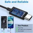 thumbnail image 4 of USB C Headphones for iPhone 17/16/15, 2 Pack Type C Magnetic Wired Earphones Ergonomic In-Ear Headset HiFi Stereo Earbuds with Mic&Volume Control Noise Cancelling Compatible for Samsung Android,Black, 4 of 7
