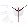 thumbnail image 1 of Frameless DIY Wall Mute Clock 3D Mirror Surface Sticker Home Office Decor, 1 of 3