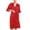 Red, variant on Nrmvnmi Women's Silk Robes Kimonos Satin Pajamas Solid Color Glossy Nightgown Short Sleeve Bathrobe Bridesmaid Bride Party Pjs With Pockets Belt
