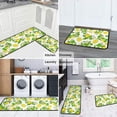 thumbnail image 5 of Lemon Kitchen Rugs Decor 2 Pieces Set Lemon Kitchen Mat Washable Runner Rug 17" x 47" + 17" x 23", 5 of 5