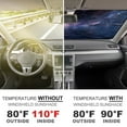 thumbnail image 4 of Windshield Sun Shade - Car Sun Shade Windshield, Reflector Sunshade Offers Ultimate Protection for Car Interior (55x30 inches), 4 of 8