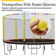 thumbnail image 4 of 6 Piezas Fundas de Espuma para Postes de Trampolín de 35,4 Pulgadas, Protector de Resortes, Acolchado, Accesorios para Trampolín Infantil, e, 4 of 5