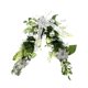 thumbnail image 2 of Corona de Flores de Rosas Blancas Ganfancp para Decoración de Bodas, 2 of 5