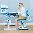 thumbnail image 4 of Costway Chaise de Bureau pour Enfants Réglable en Hauteur Table d'Étude, 4 of 10