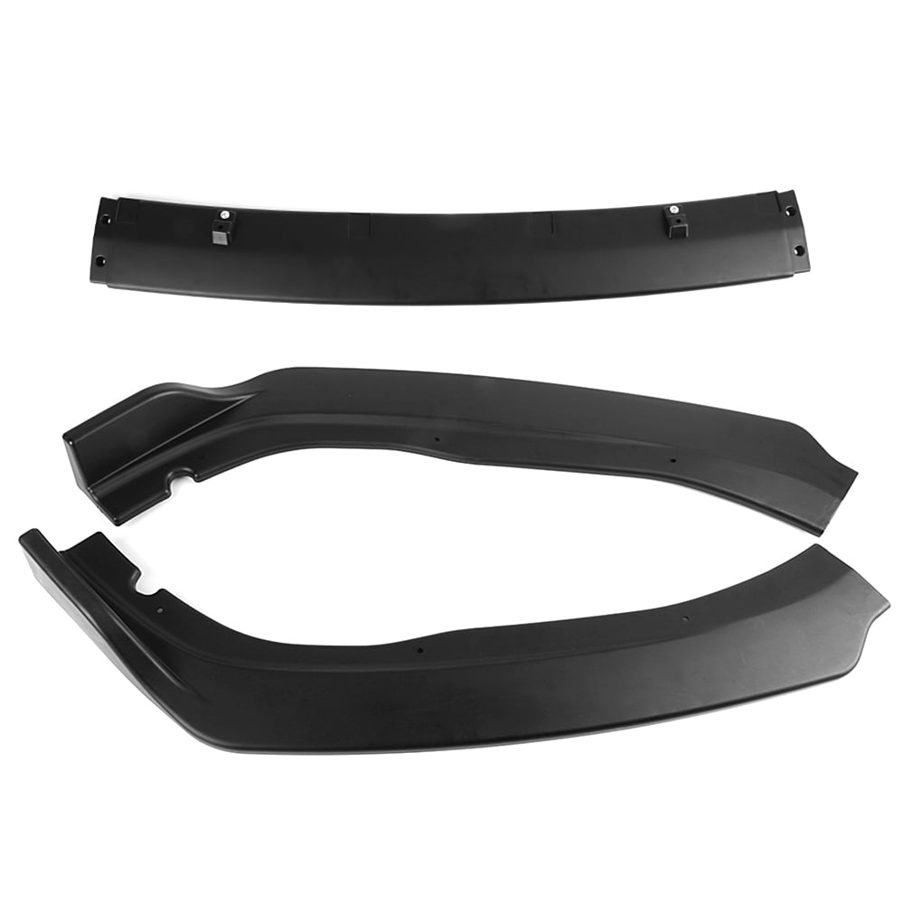 Ikon Motorsports Compatible with 18-21 Honda Accord OE Style Front Bumper Lip Black PP 3PC