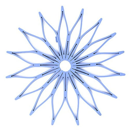 16845 Multi-Purpose Expanding Flower Silicone Trivet Hot Pad Coaster, 8.75