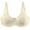 Beige, variant on LLYwey Bra No Underwire Woman's Printed Push up Bras Plus Size Daily Bra Underwear No Underwire Women Size Nylon Pullover Bra Style LW-247 Wine S
