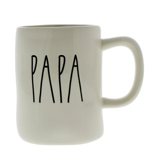 Rae Dunn Magenta Ceramic Mug Papa