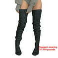 thumbnail image 3 of ZPAQI Women's Long Stockings with Hollowed Mesh Designs Winter Thigh High Leg Warmers, 3 of 21