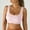 Pink, variant on Ovbmpzd High Impact Everyday Sports Bras for Women Beige Ribbed Removable Cups Cami Bras Yoga Running Quick-Dry Active Bras,S