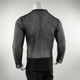 thumbnail image 6 of Breezora Men's Athletic Mesh Shirt Workout Summer Ventilated Fitness Top Knitted Long Sleeve Casual Tee for Gym L Size Black, 6 of 6