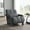 DARK GREY, variant on Modern Upholstered Chair with Linen / Suitable for Small Spaces in Library
