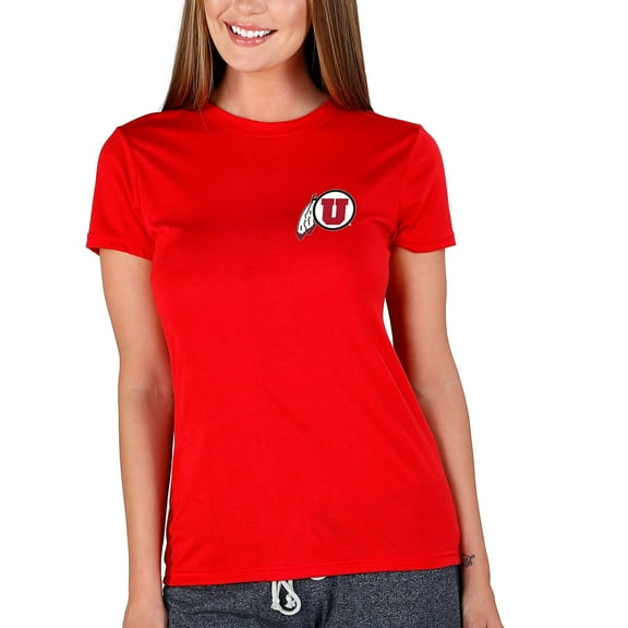 Women's Concepts Sport  Red Utah Utes Marathon Knit Top