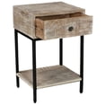 thumbnail image 3 of Anaheim Minerva Solid Wood Side Table in White Wash, 3 of 4