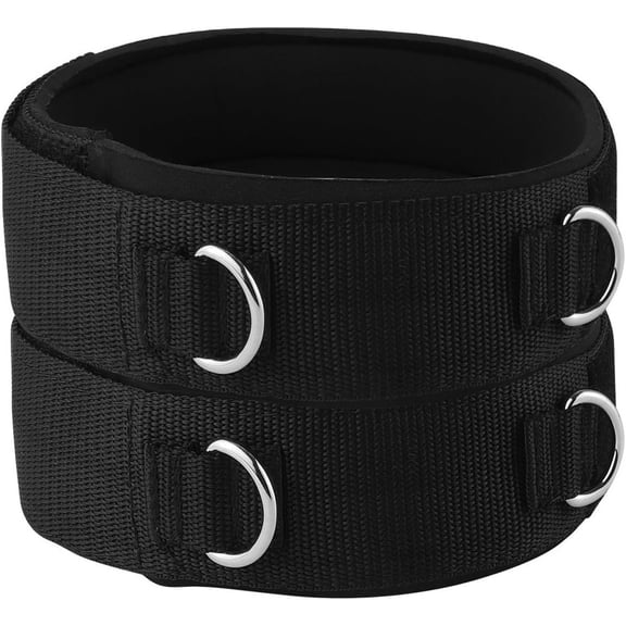 1 Pair Thigh Strap Neoprene Padded Fitness Cuff Adjustable Strength Accessories Speed Exercise for Taekwondo Football Running