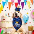 thumbnail image 5 of Bienvenido mascota perro bandera Banner pastel insertar sombrero de cumpleaños, 5 of 5