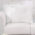thumbnail image 2 of Cheer Collection Shaggy Long Hair Throw Pillows - Faux Fur Accent Pillows - 20 x 20 inches - Set of 2, 2 of 5