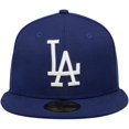 thumbnail image 2 of Men's New Era Navy Los Angeles Dodgers Cooperstown Collection Wool 59FIFTY Fitted Hat, 2 of 6
