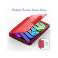 thumbnail image 4 of Magnetic Case for iPad Mini 6 8.3 Inch 2021 - Multiple Angle Shockproof Rugged Stand Case, Soft TPU Back Cover with Pencil Holder,Card Slot,Auto Sleep Wake for iPad Mini 6th Generation Red, 4 of 7