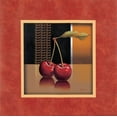 thumbnail image 2 of Unknown 12x12 White Modern Wood Framed Museum Art Print Titled - Cherry with Red Border, 2 of 4