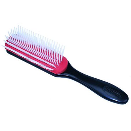 Denman Cushion Brush Nylon Bristles, 7-Row (Best Paddle Brush For Natural Hair)