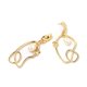 thumbnail image 4 of Accesorio de joyería con diseño único e irregular, elegantes pendientes colgantes de perlas para mujer, 4 of 7