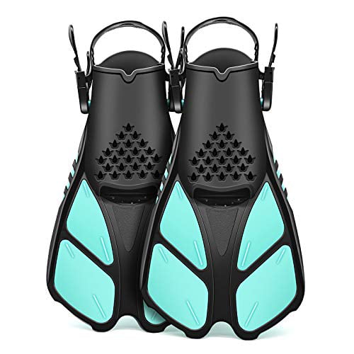 Adult Long Snorkeling Swimming Scuba Diving   Flippers with Adjustable Heel 
