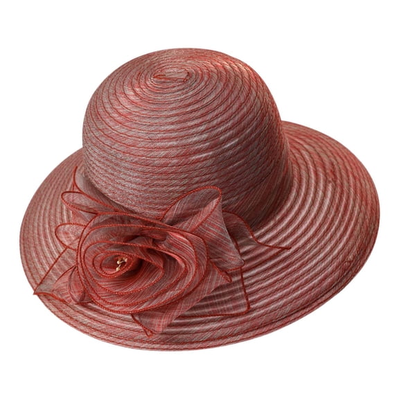 SUYIDA Elegant Wide Brim Sun Hat For Women Summer Beach Floppy Hat Lightweight Breathable Gardening Fishing Bucket Cap