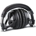 thumbnail image 3 of Boytone BT-10BK Wired Over Ear Headphones Studio Monitor & Mixing DJ Stereo Headsets with 50mm Drivers and 1/4 to 3.5mm Audio Jack for Audio Mixer Computer, Phone, Guitar, Laptop, Amplifire, TV, 3 of 8