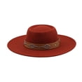 thumbnail image 4 of TIANZEN Wide Brim Cowboy Hat With Detail Oval For And Winter Outdoor Warm Banquet Cowboy Hat, 4 of 4