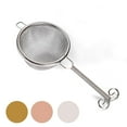 thumbnail image 2 of Stainless Steel Strainer Mesh Water Scoop Tools Double-layer Filter Sifter Colander Sieve Drinking Beverage, 2 of 10