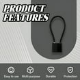 thumbnail image 4 of MELIVO Bike Lock,7.87" Bike Lock with Key,Opening Steel Cable Bicycle Lock Scooter Locks Anti Theft,Black, 4 of 7