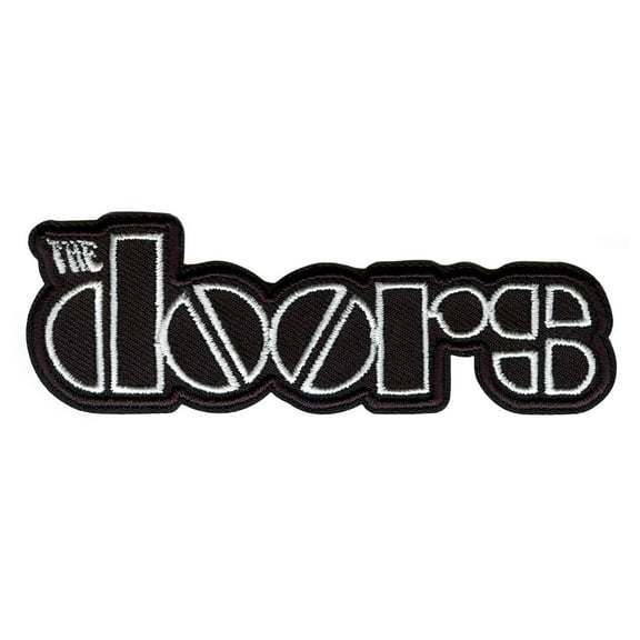 The Doors Logo Embroidered Iron-On Patch 1.4" x 4"