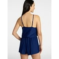 thumbnail image 2 of Time and Tru Women's and Women's Plus Size Tank Romper Swimsuit, Sizes XS-3X, 2 of 5