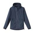 thumbnail image 5 of LEKWK Tracksuit Men Windbreaker Lightweight 2 Piece Outfit Full Zip Hooded Jacket and Shorts Matching Sets Activewear for Gym Running Biker Workout, 5 of 5